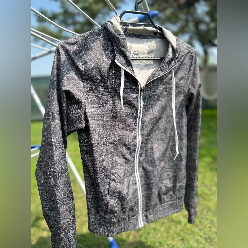 Zine Zip-Up Windbreaker Jacket